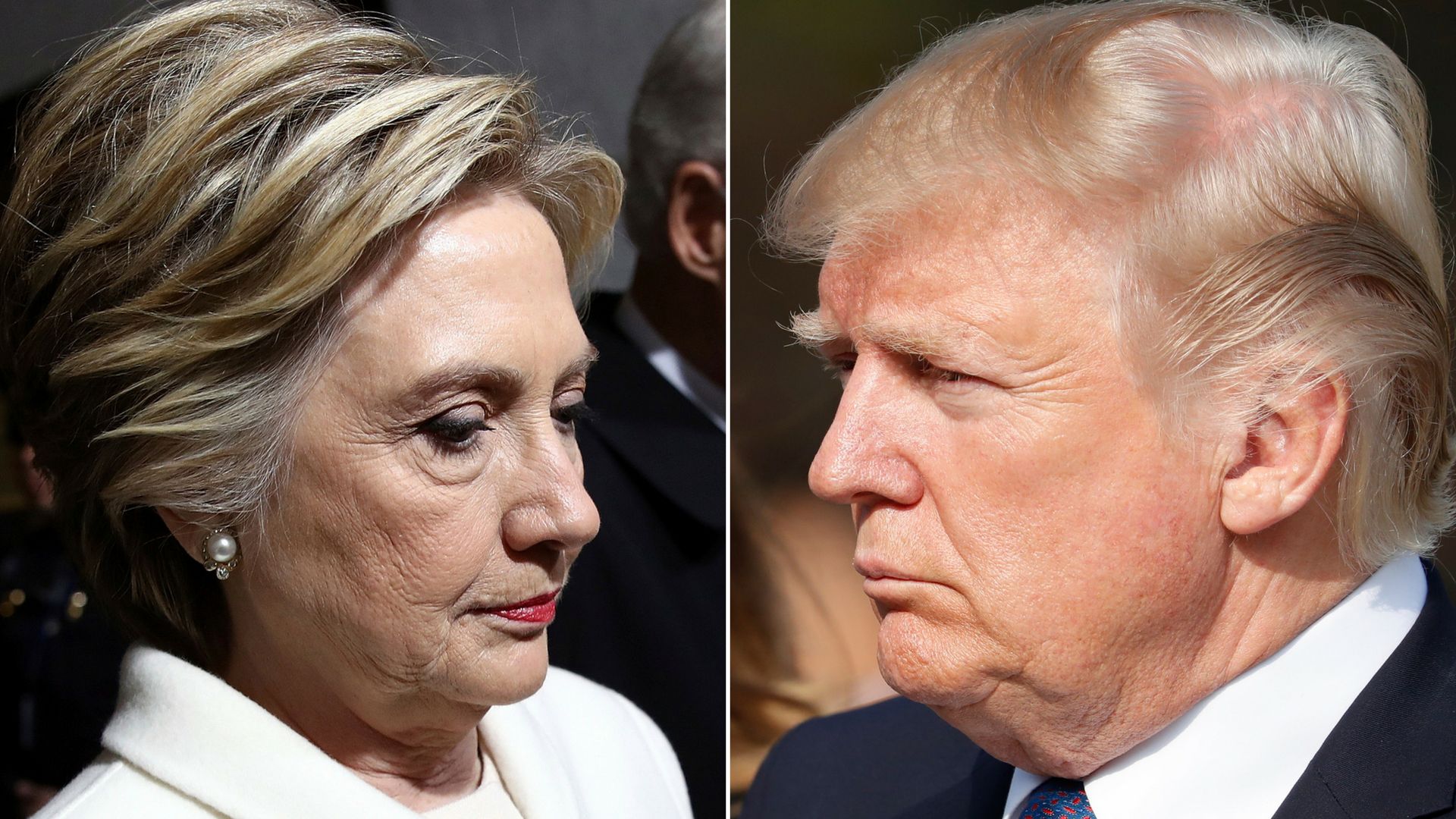 Clinton, Trump
